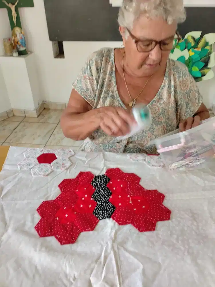 Activité couture du groupe pastorale des femmes